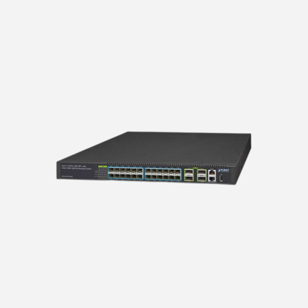 Layer 3 24-Port 10G SFP+ + 4-Port 100G QSFP28 Managed Switch