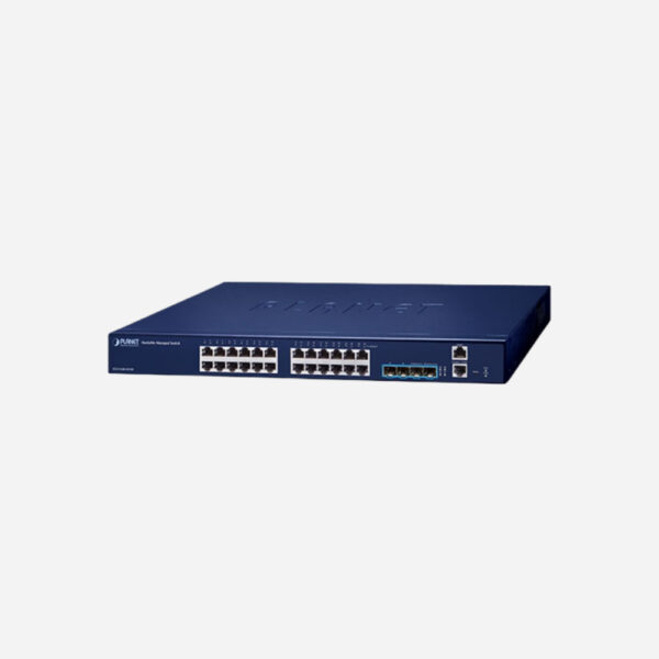 Layer 2+ 24-Port 10/100/1000T + 4-Port 10G SFP+ Stackable Managed Switch