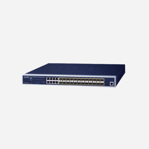 L2+ 24-Port 100/1000X SFP + 8-Port Shared TP Managed Switch