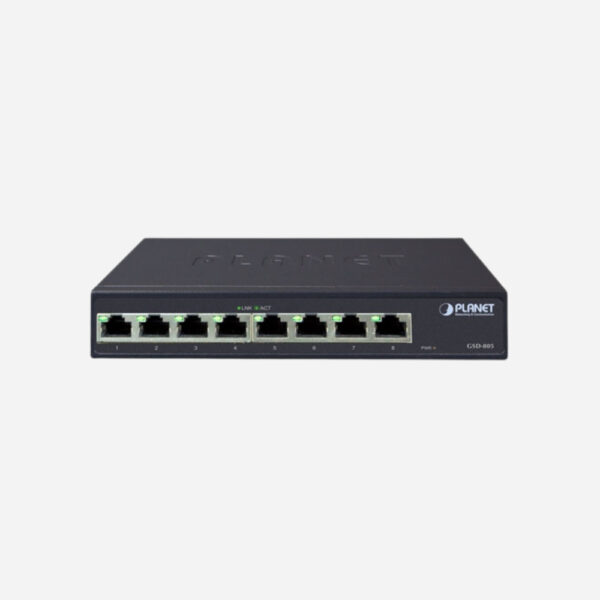 8-Port 10/100/1000BASE-T Gigabit Ethernet Switch