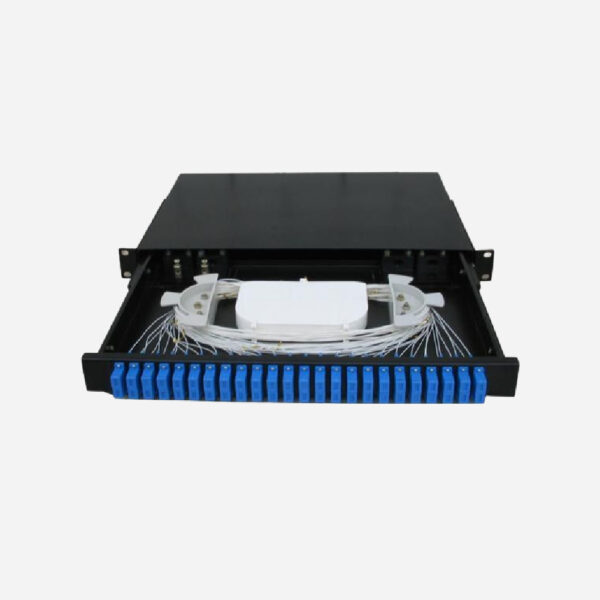 DR 19” RACK-MOUNT SLIDING FIBER OPTIC PATCH PANEL