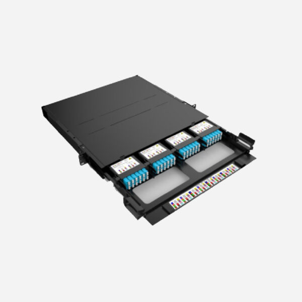 MA 19” RACK-MOUNT MPO/MTP MODULAR SLIDING FIBER OPTIC PATCH PANEL